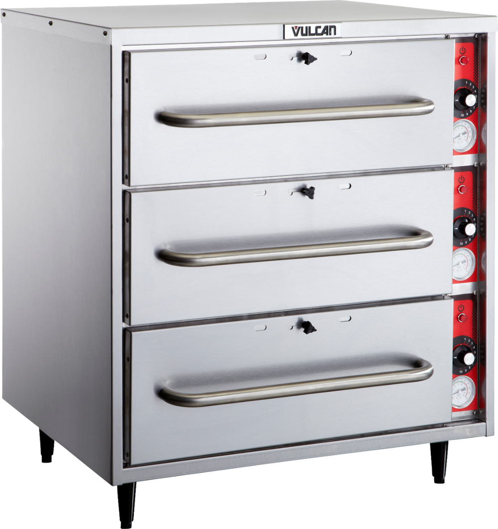 Vulcan VW3S Standard Freestanding 3 Drawer Warmer 33-3/4"H - 120v