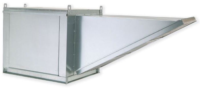 EconAir EA-A2-20D-SC-1600-4300 Make-Up Air Fan Filtered with 31" base - 1600-4300 CFM