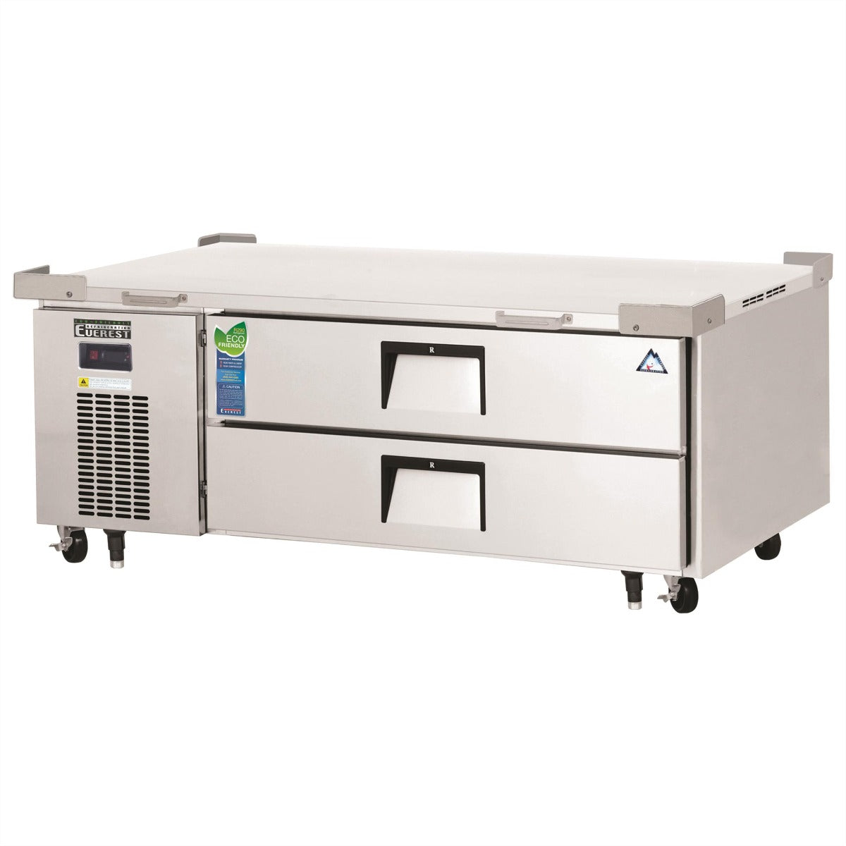 Everest Refrigeration ECB52-60D2 1-Section 2 Drawer Refrigerated Chef Base 60" - 115V