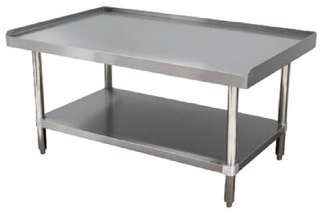 Advance Tabco ES-247 Stainless Steel Equipment Stand with Adjustable Undershelf - 84" x 24"