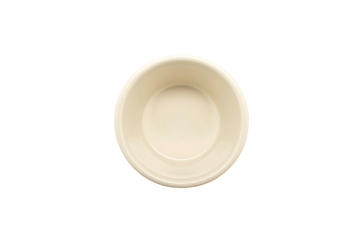 GET F-645-IV Melamine Fluted Ramekin 4 oz. - Ivory - 48/Case