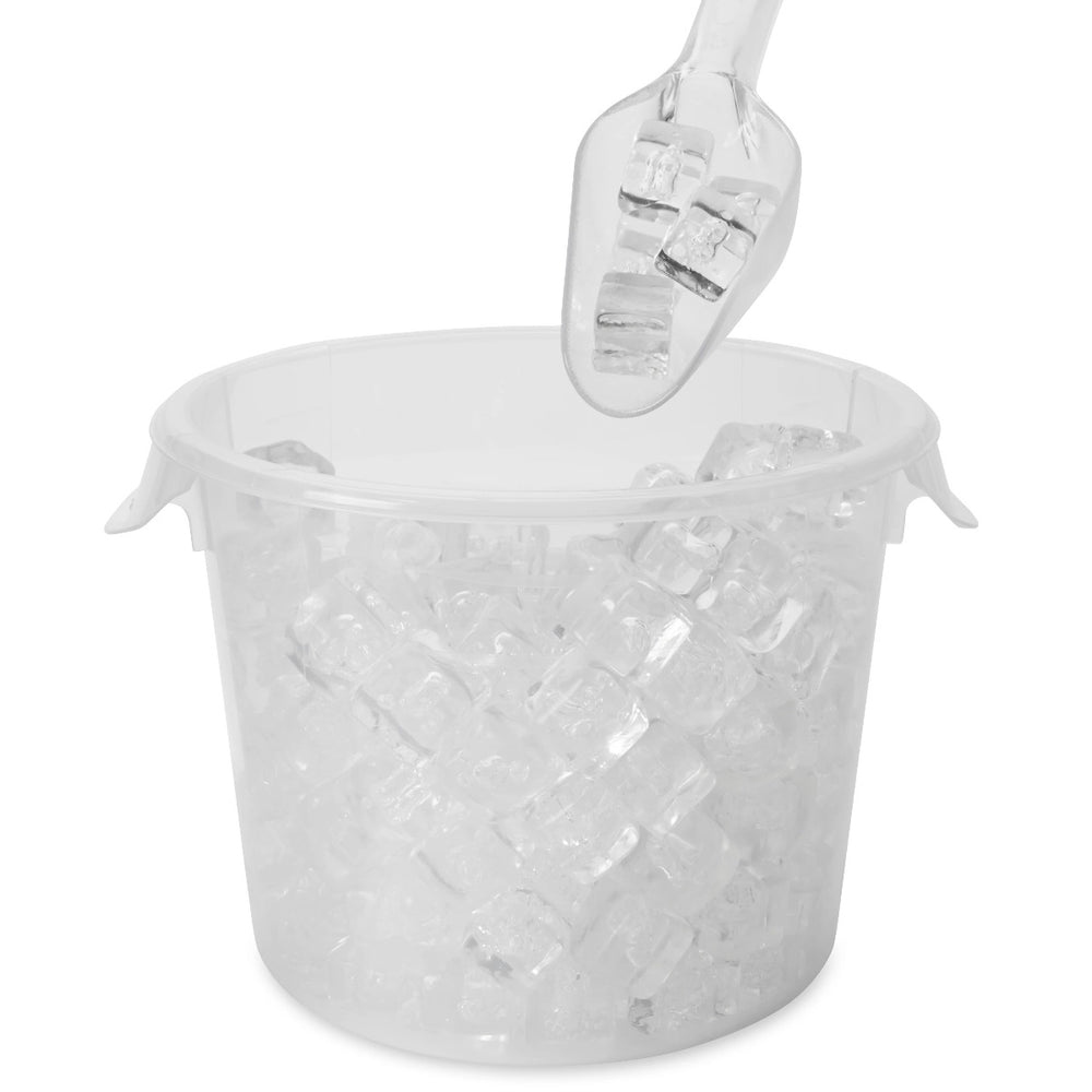 Rubbermaid FG288200CLR Bouncer Plastic Bar Scoop 6 oz. - Clear