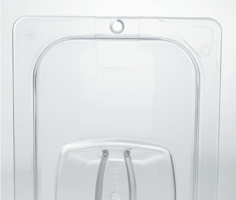 Rubbermaid FG331000CLR Polycarbonate Food / Tote Box Lid 18" x 12" - Clear