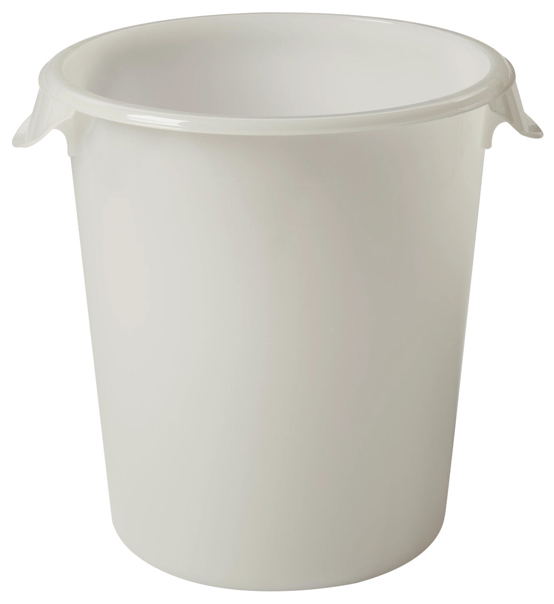 Rubbermaid FG572400WHT Polyethylene Round Food Storage Container 8 qt. - White