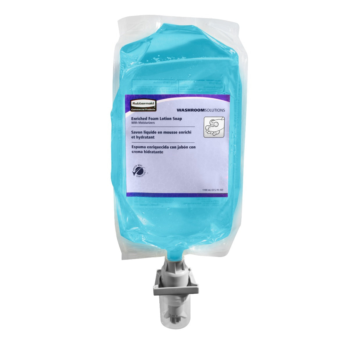 Rubbermaid FG750112 TC Enriched Moisterizing Foam Hand Soap Refill for AutoFoam Dispensers 1100ml - Light Citrus/Scent