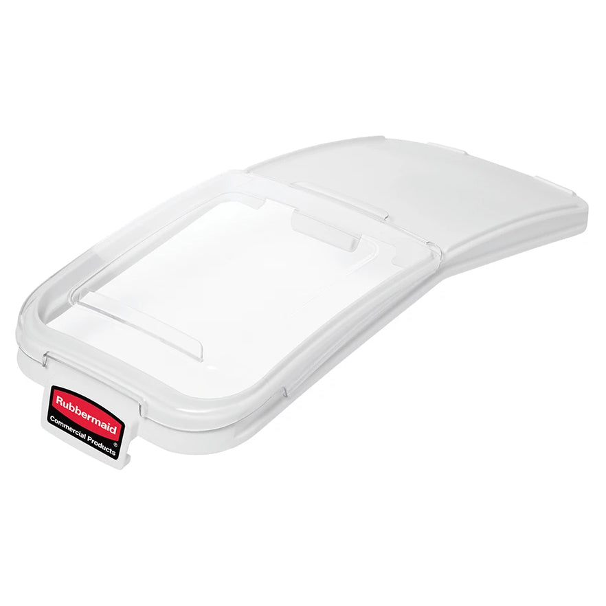 Rubbermaid FG9F7700CLR Ingredient Bin Sliding Lid with 32 oz. Scoop 29" x 12-1/10" - Clear - fits FG360088WHT