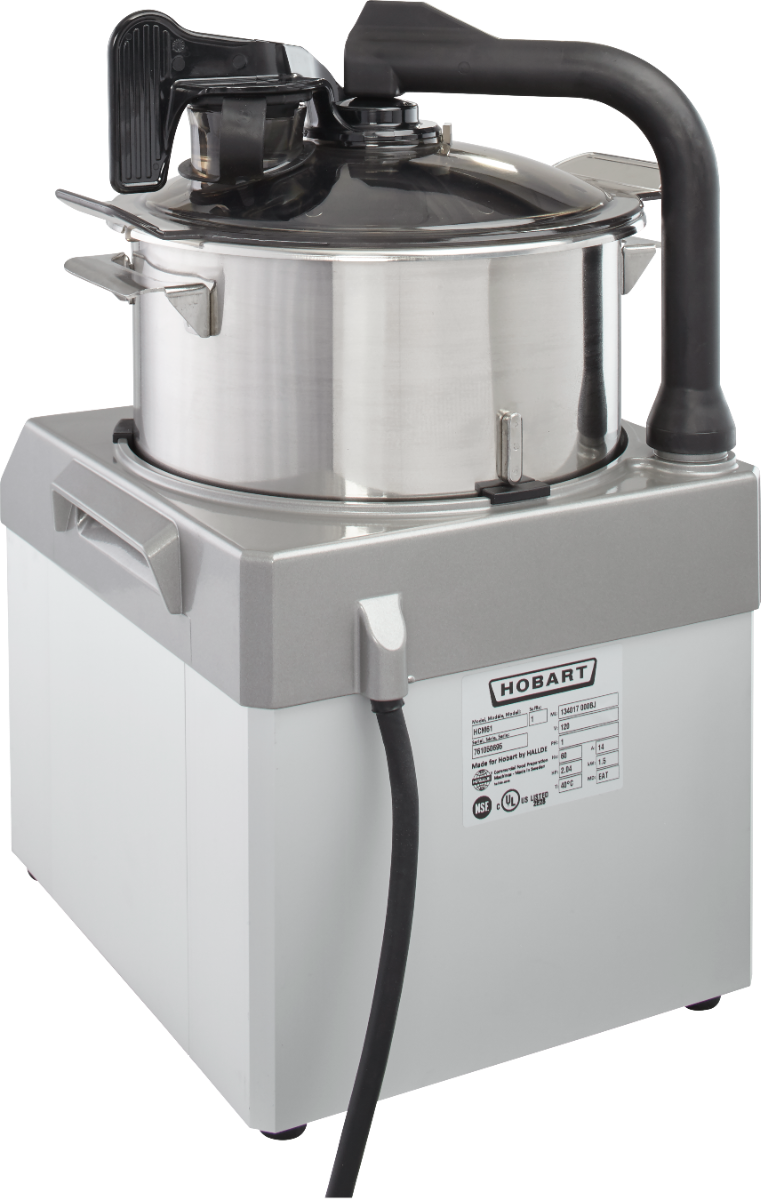 Hobart HCM61-1 One Speed Bowl-Style Food Processor 6 Qt. 1-1/2 HP