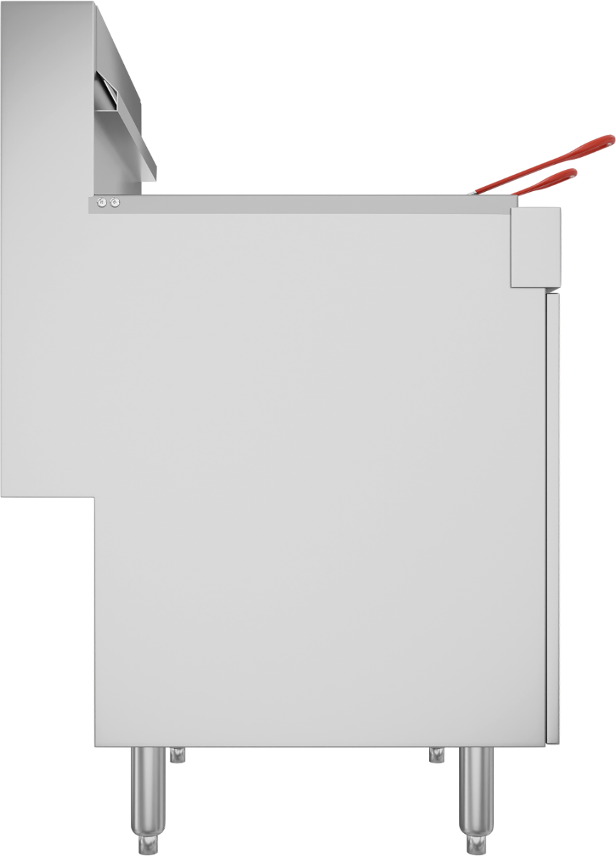 Vulcan LG500 Floor Model One Bank Natural Gas Fryer with Millivolt Thermostatic Controls 15-1/2" - Holds 65 to 70 lb. - 150,000 BTU