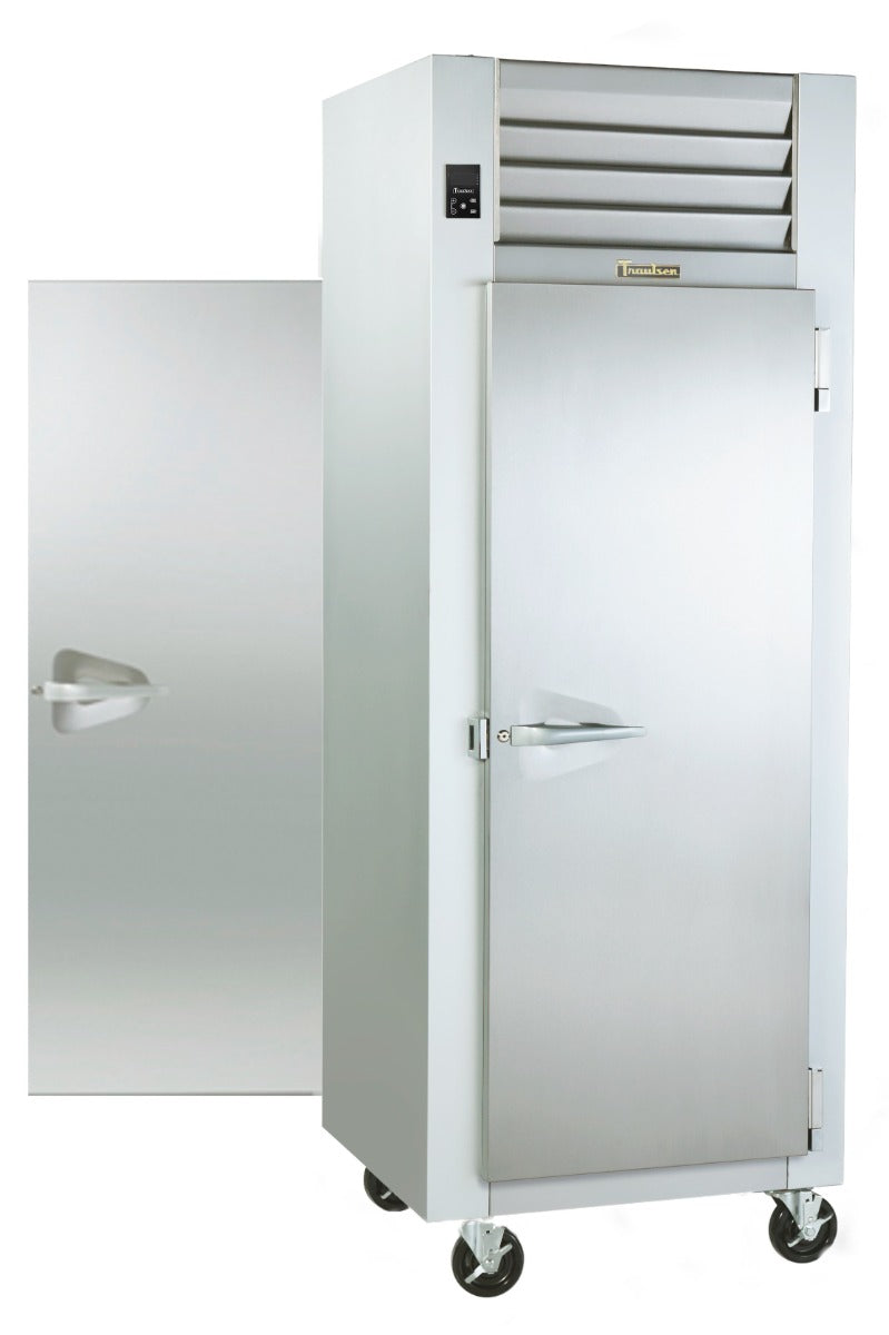 Traulsen G14302P 1-Section Right Hinged Front/Right Hinged Rear 2 Solid Half Door Pass-Thru Hot Food Holding Cabinet 30" - 26 cu.ft. - 208v/115v