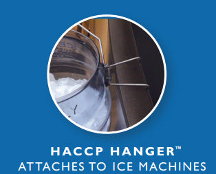 San Jamar SI6000 Saf-T-Ice Original Polycarbonate Ice Tote Ice 6 Gal. - Clear Blue