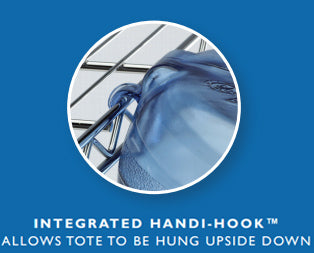 San Jamar SI6000 Saf-T-Ice Original Polycarbonate Ice Tote Ice 6 Gal. - Clear Blue