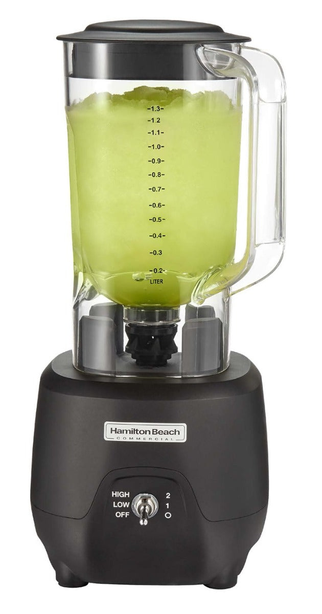Hamilton Beach HBB908R 2-Speed Bar Blender with 44 oz. Polycarbonate Container and Black Base - 120V, 1 HP
