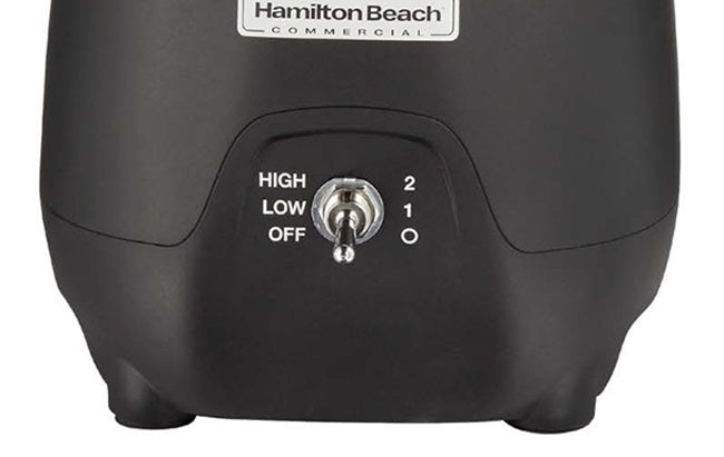 Hamilton Beach HBB908R 2-Speed Bar Blender with 44 oz. Polycarbonate Container and Black Base - 120V, 1 HP