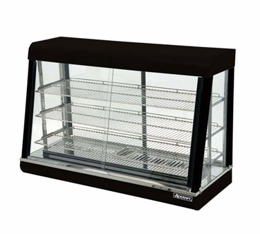 Adcraft HD-48 47 1/4" Self Service Countertop Heated Display Case - (3) Shelves, 120v