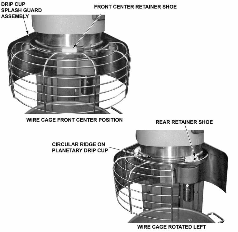 Hobart HL1400-1STD Legacy Planetary Floor Mixer with Accessories 140 Qt - 4 Fixed Speeds - 200-240v/50/60/3, 5 HP