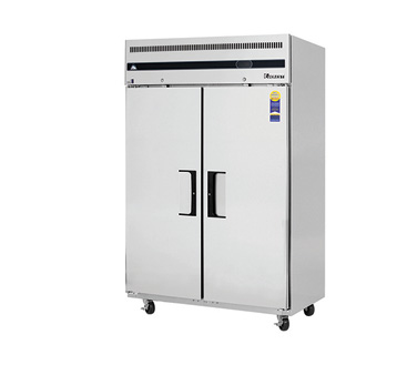 Everest Refrigeration ESR2 2-Section 2 Solid Door Reach-In Refrigerator 50" - 115V