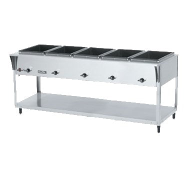 Vollrath 38219 ServeWell SL Electric 5-Well Hot Food Table 76" - Sealed Well - 208-240v