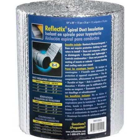 Distribution International BTCFT1526FW FastWrap XL Duct Wrap for Hood 2' W x 25' L
