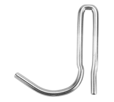 FMP 280-1013 Stainless Steel Single Sided Sliding Pot Rack Hook - For 1/4" x 2" Bar