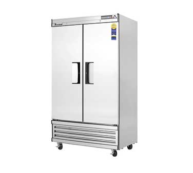 Everest Refrigeration EBNR2 2-Section 2 Solid Narrow Door Reach-In Refrigerator 40" - 115V
