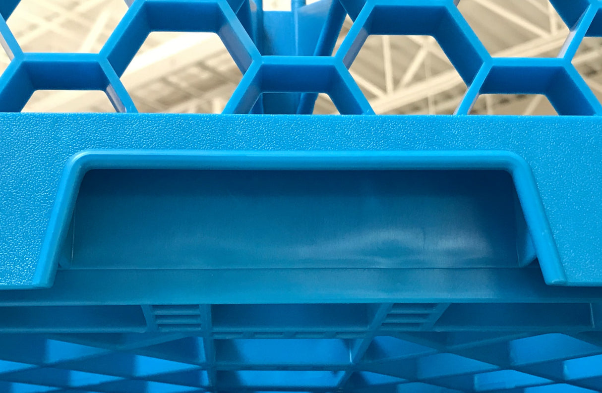 Carlisle RB14 OptiClean 1-Compartment Full Size Dishwasher Open / Bowl Rack - Blue