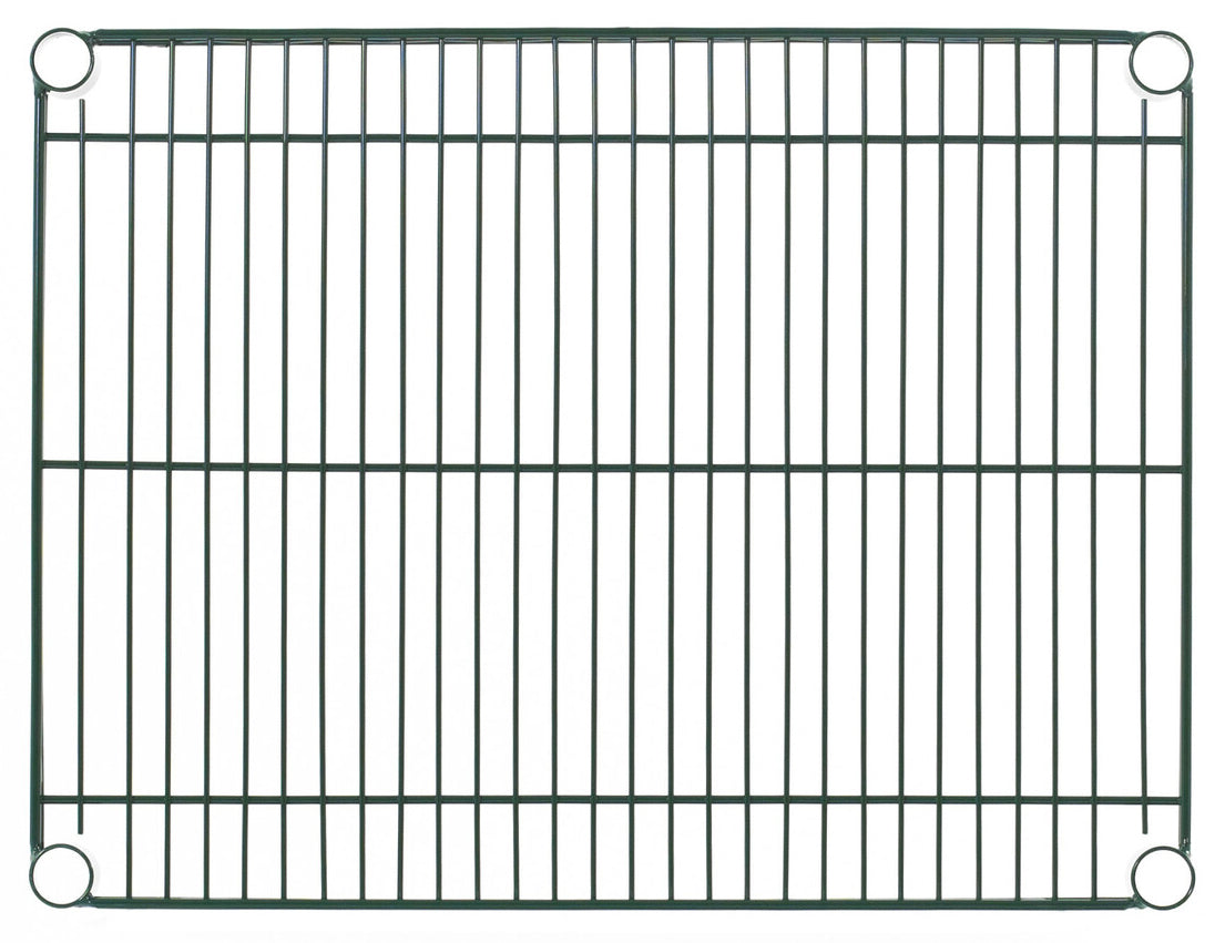 Olympic J1824K Green Epoxy Wire Shelf 18" x 24"