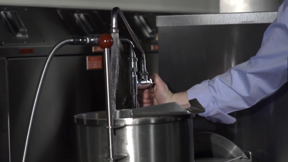 Vulcan VEKT50/66 Table 50"W with (2) Electric Tilting Kettle 6 Gal. ea. - 208v/3ph, 7.5 kW