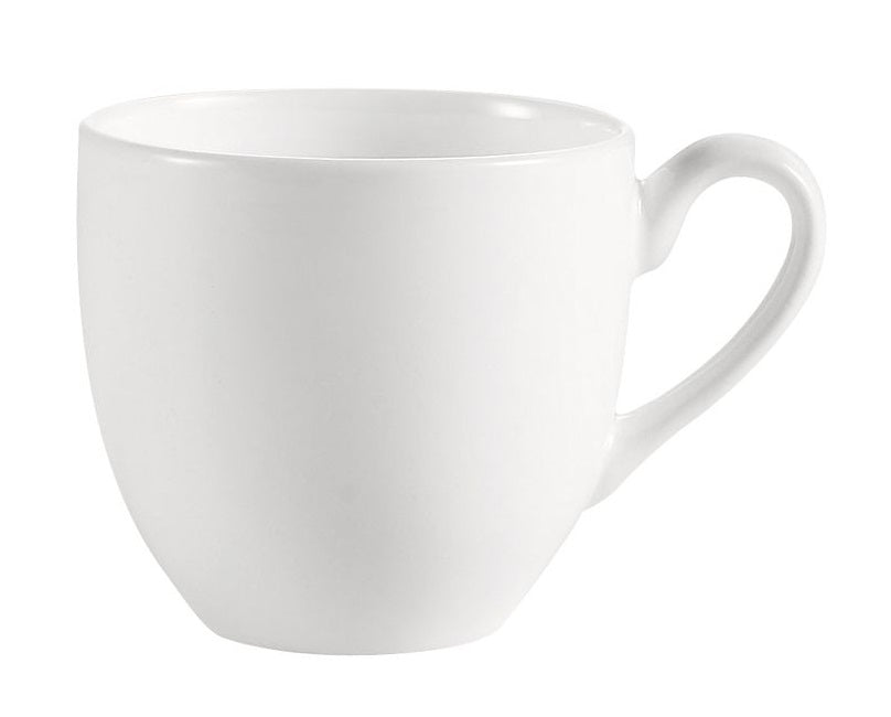 CAC China MAJ-35 Majesty Demitasse Round Bone China Cup 3-1/2 oz. - Bone White - 36/Case