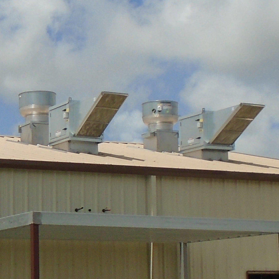 EconAir A1-G10D-SC 500-2800 Direct Drive Makeup Air Fan with 10" Blower - 115v/1-ph, 1 hp