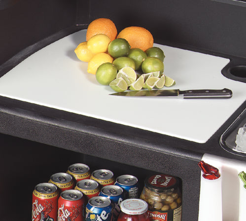 Carlisle 755003 Maximizer Portable Bar with 15 gal. Ice Bin 56" x 26-1/2" x 48" - Black