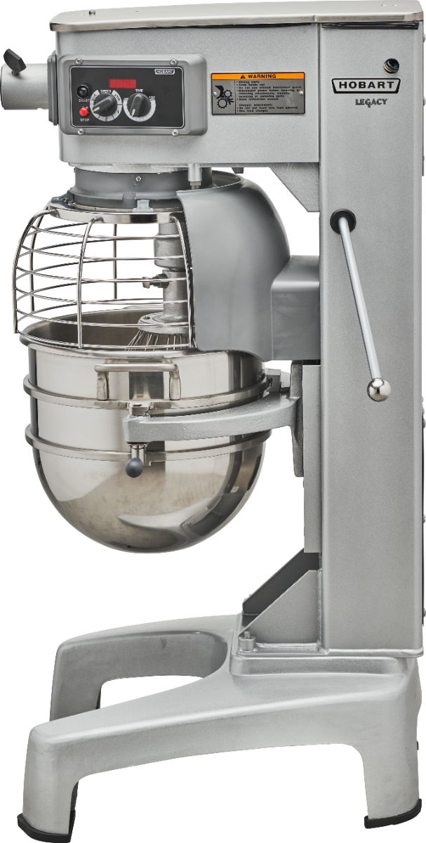 Hobart HL600-70STD Legacy Planetary Floor Mixer with Accessories Incl. Dough Arm & Ingredient Chute 60 Qt. - 4 Fixed Speeds - 400v/50/3, 2-7/10 HP
