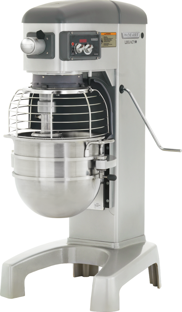 Hobart HL300C-1STD Legacy Correctional Planetary Floor Mixer with Accessories 30 Qt - 3 Fixed Speeds - 200-240v/50/60/3, 3/4 HP
