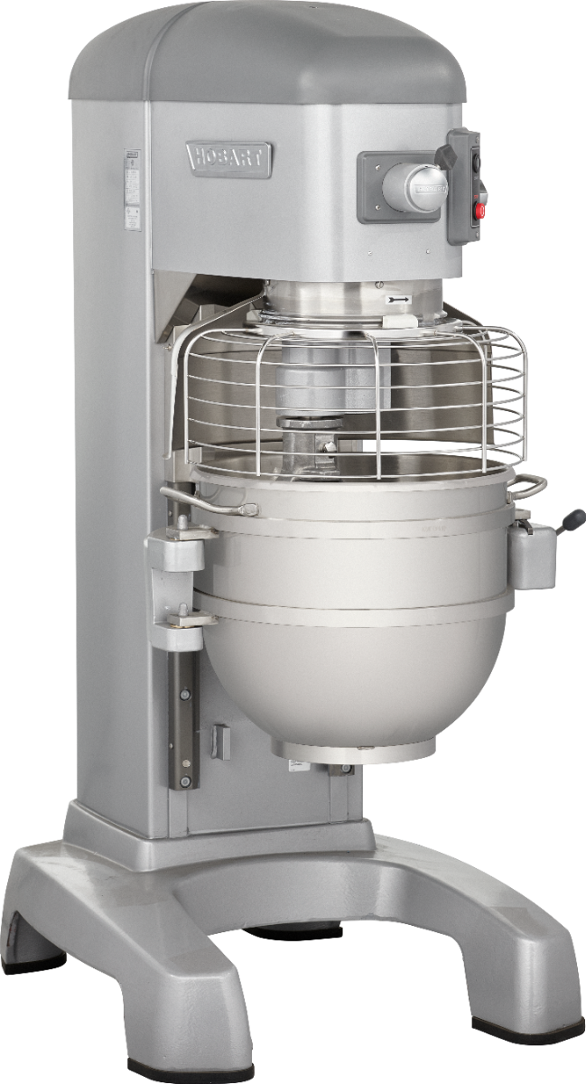 Hobart HL800-70STD Legacy Planetary Floor Mixer with Accessories Incl. Dough Arm & Ingredient Chute 80 Qt - 4 Fixed Speeds - 400v/50/3, 3 HP
