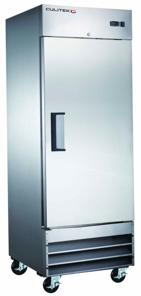Culitek MRFZ-1D SS-Series 1-Section 1 Solid Swing Door Freezer 29" - 23 cu. ft. - 115v