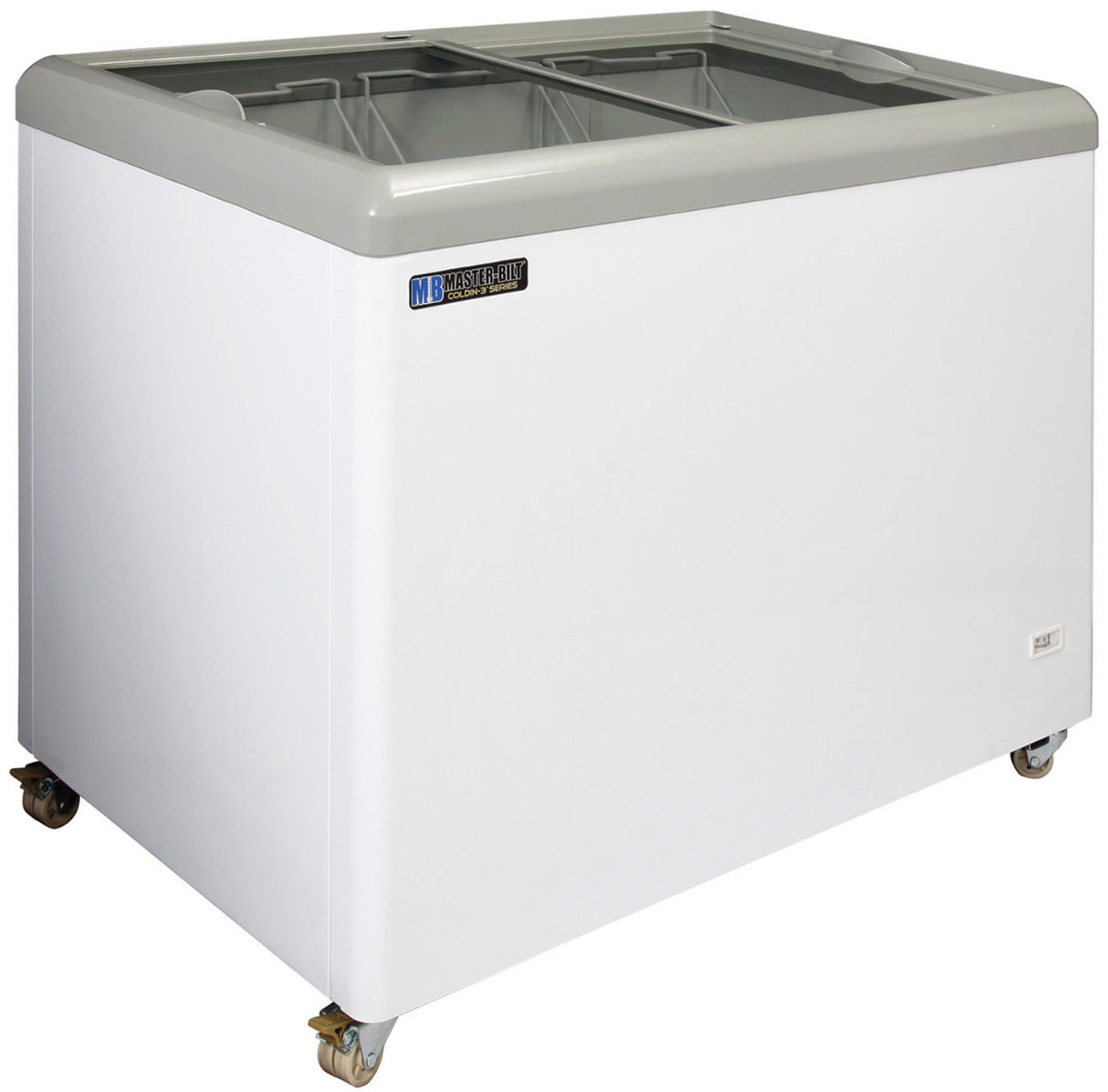 Master-Bilt MSF-43AN COLDIN-3 Sliding Glass Flat Lid Display Freezer with 3 Baskets 43" - 11.1 cu. ft.
