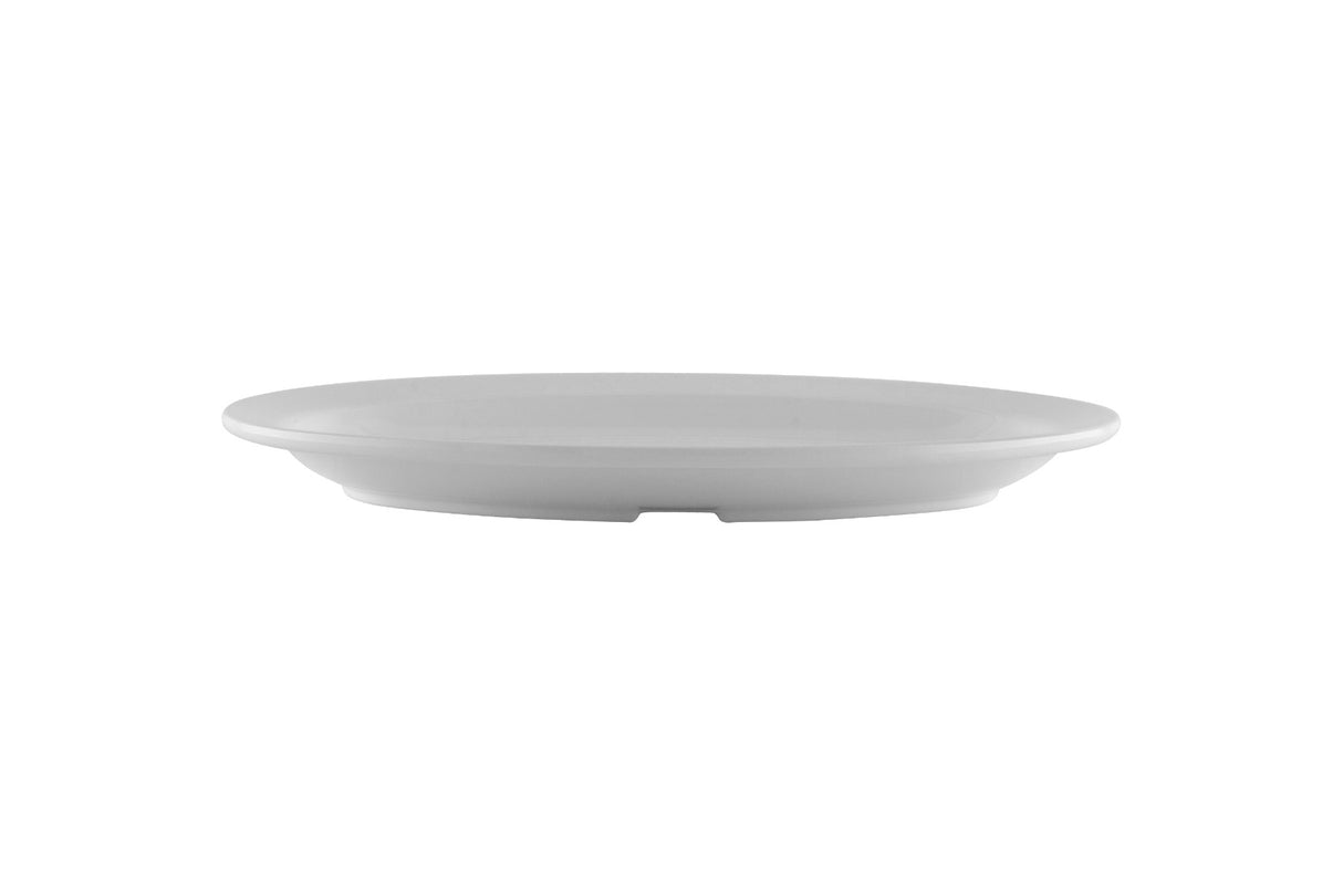 GET OP-610-W SuperMel Melamine Oval Platter 9-7/8" - White - 24/Case