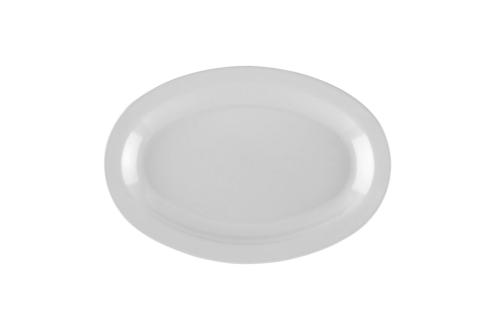 GET OP-610-W SuperMel Melamine Oval Platter 9-7/8" - White - 24/Case