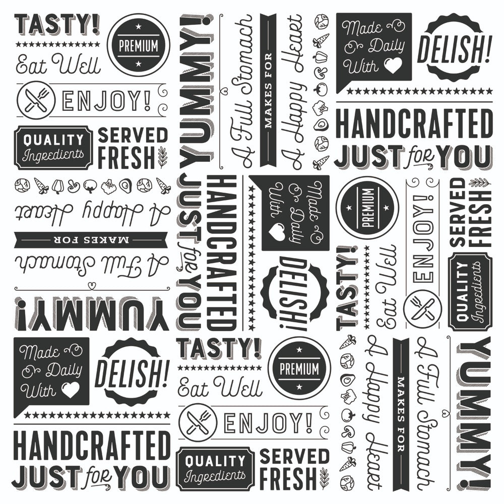 GET P-GT-1212-W Food-Safe Sandwich/Deli Wrap Paper 12" x 12" - White with Wording - 1000/Case