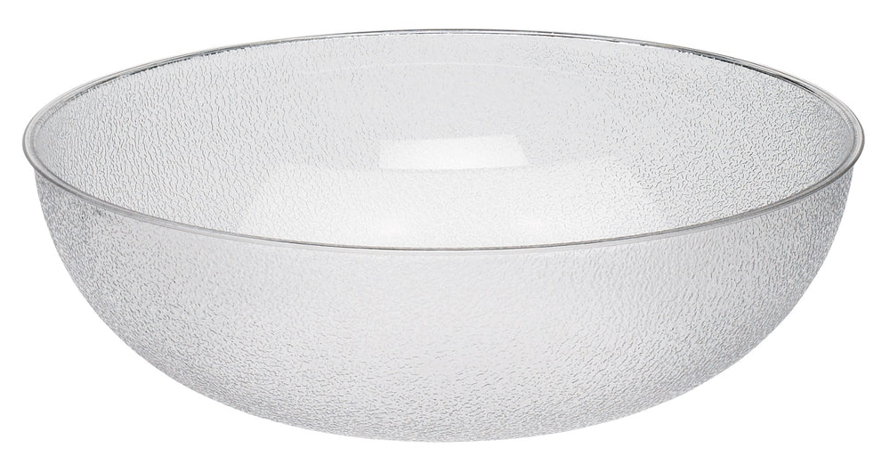 Cambro PSB23176 Camwear Polycarbonate Round Pebbled Serving/Salad Bowl 23" dia. - 40 qt. - Clear