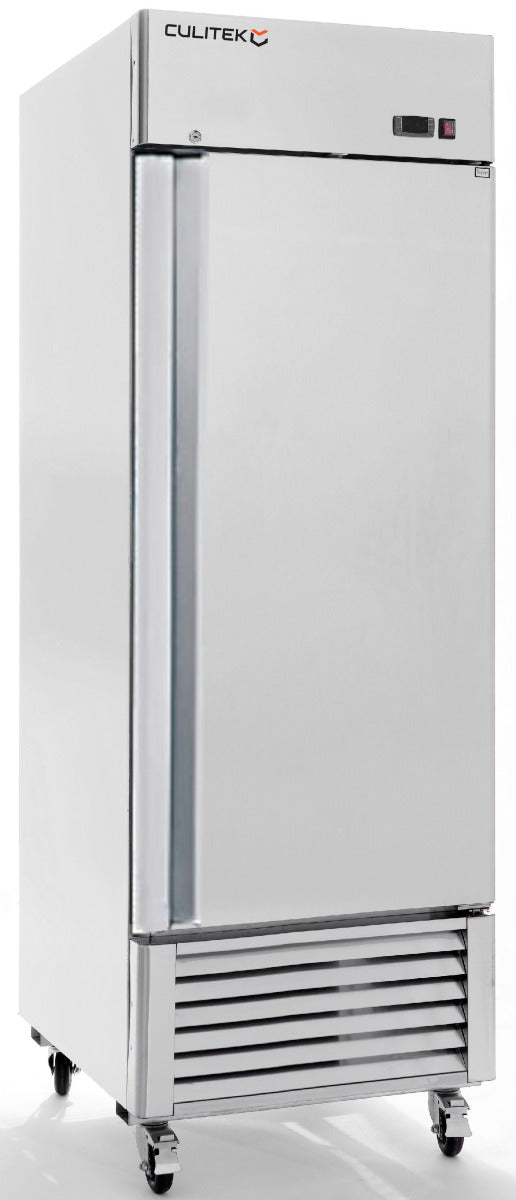 Culitek R1SS HD-Series 1-Section 1 Solid Swing Door Reach-In Refrigerator 27" - 19.1 cu. ft. - 115v
