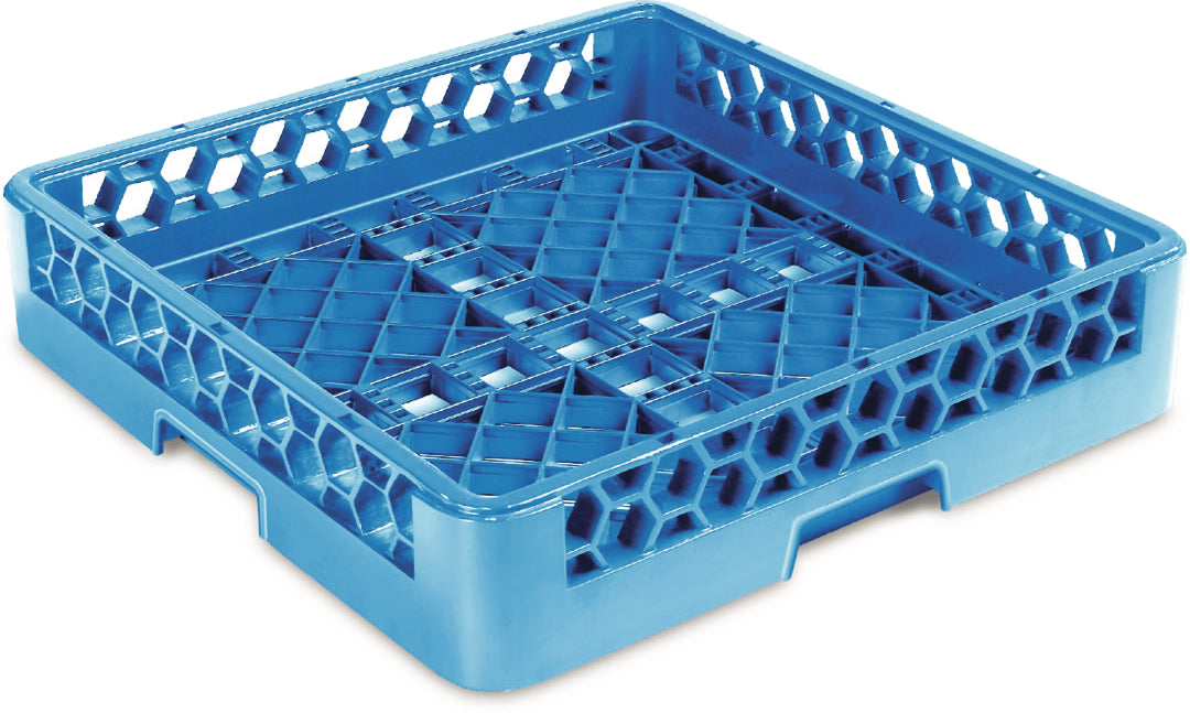 Carlisle RB14 OptiClean 1-Compartment Full Size Dishwasher Open / Bowl Rack - Blue