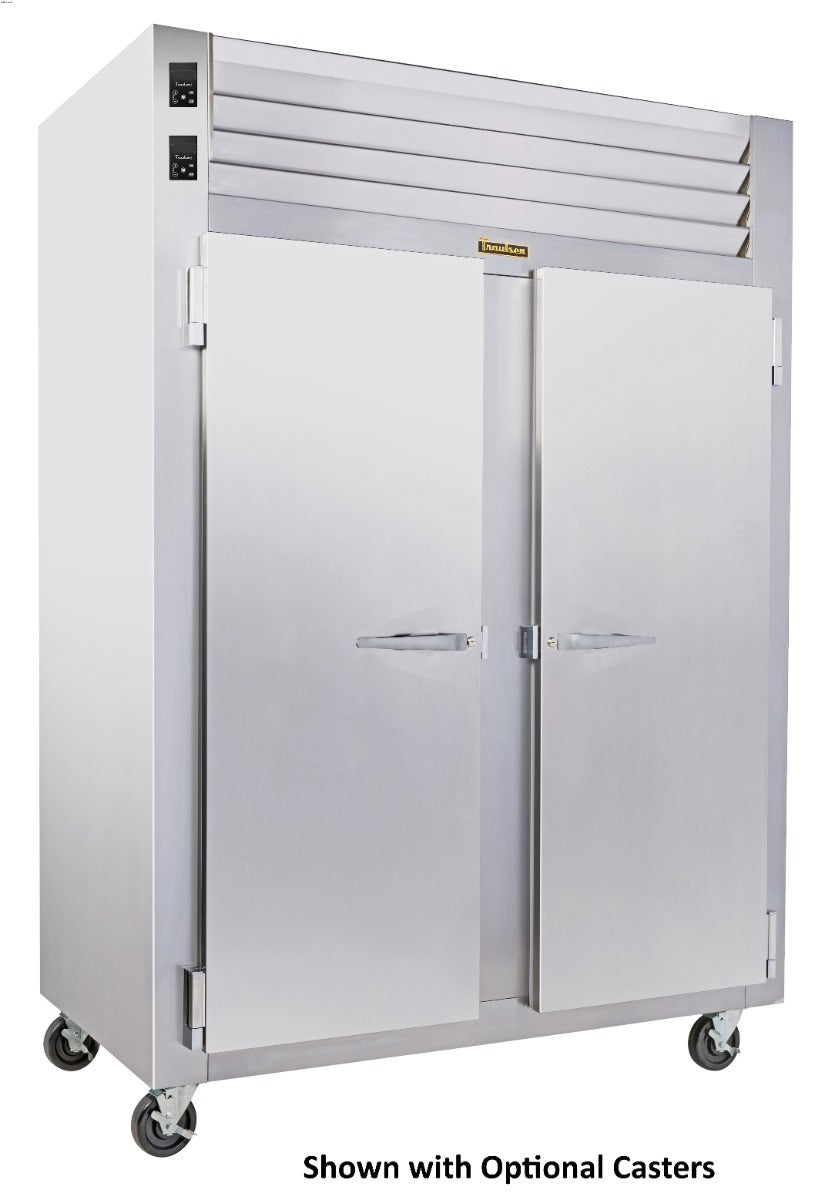 Traulsen RDH232WUT-FHS Spec-Line 2-Section 2 Solid Door Dual Temp Reach-In Refrigerator / Heated Holding Cabinet 58" - 46.86 cu. ft.