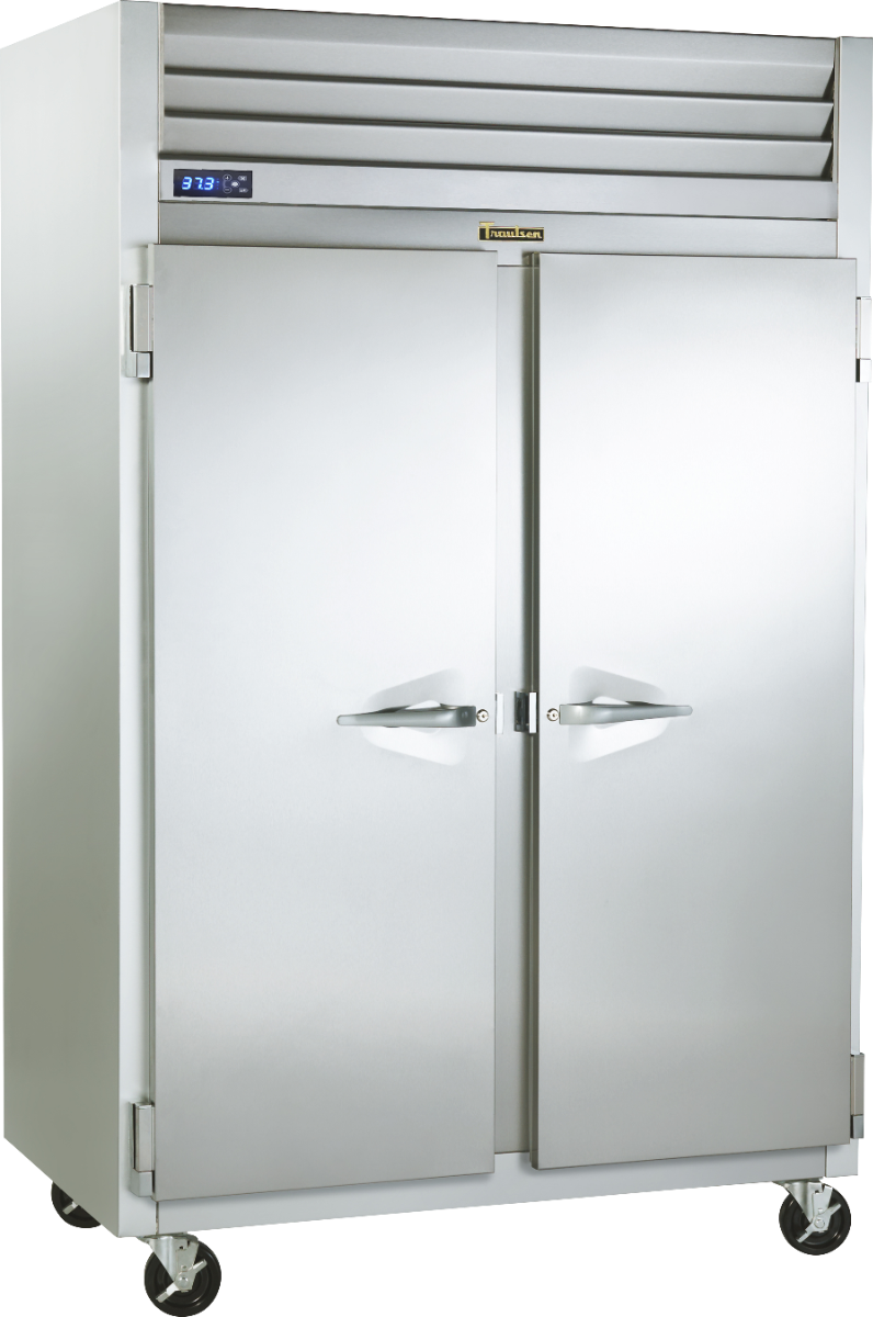 Traulsen G20011 2-Section Right/Left Hinged 2 Solid Door Reach-In Refrigerator 52" - 46 Cu. Ft.