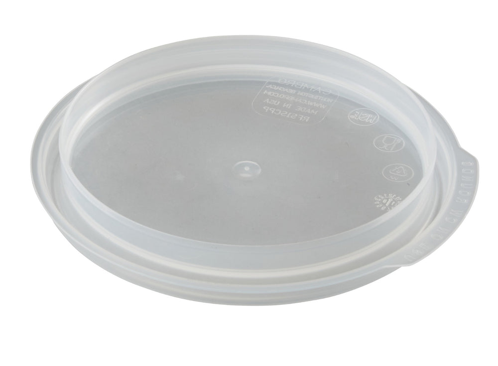 Cambro RFS1SCPP190 Camwear Round Food Storage Container Seal Cover - fits 1 qt. - Translucent