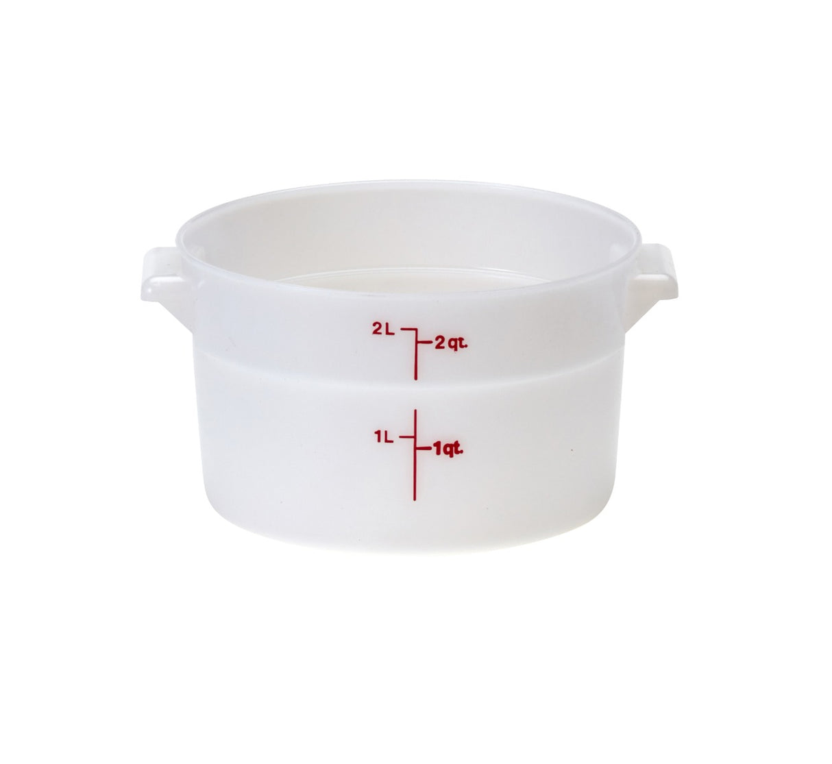 Cambro RFS2148 Food Storage Container, Round, Polyethylene 2 qt.