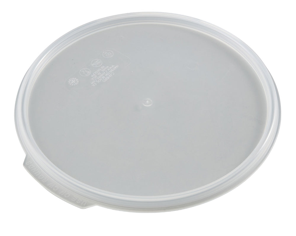 Cambro RFS6SCPP190 Camwear Round Food Storage Container Seal Cover - fits 6 & 8 qt. - Translucent