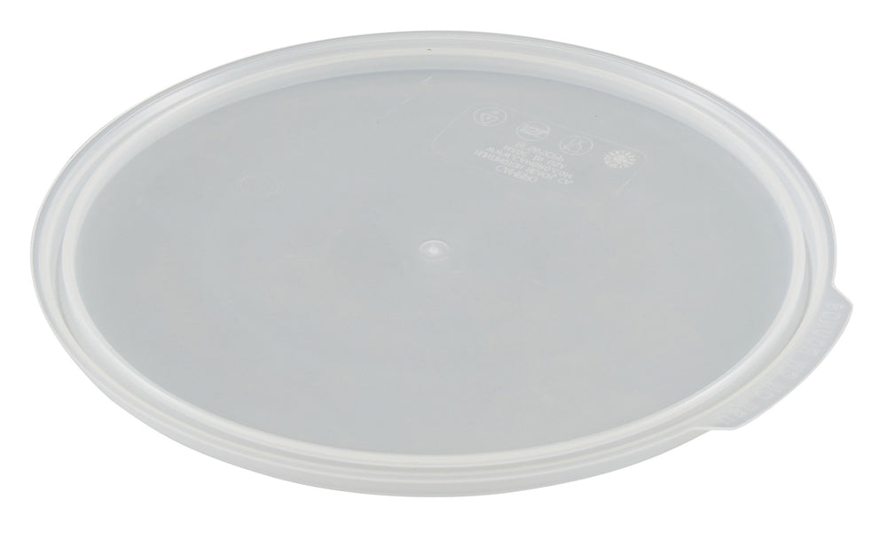 Cambro RFS6SCPP190 Camwear Round Food Storage Container Seal Cover - fits 6 & 8 qt. - Translucent