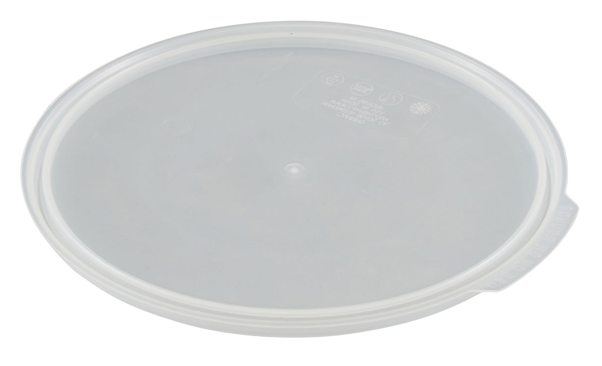 Cambro RFS6SCPP190 Camwear Round Food Storage Container Seal Cover - fits 6 & 8 qt. - Translucent