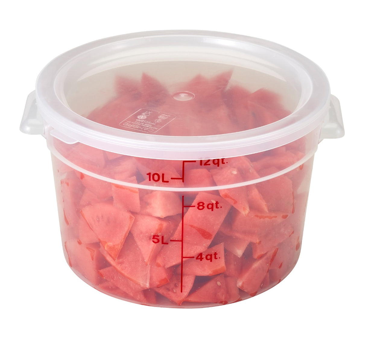 Cambro RFSC12PP190 Lid, Container, Translucent, Round