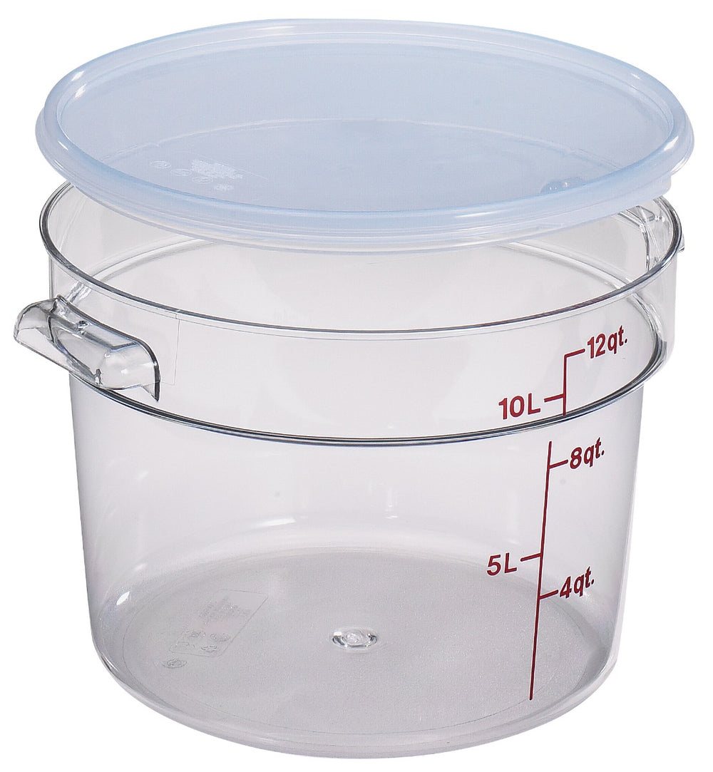 Cambro RFSCW12135 Food Storage Container, Round, Camwear 12 qt.